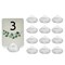 Wrapables Acrylic Diamond Place Card Holders for Wedding, Parties, Holidays, Special Events Table Decor (12pcs)